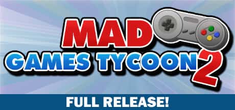 Mad Games Tycoon 2 Steam header image